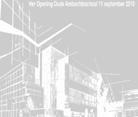 Glasplaat van 1m/90, 1cm dik
Titel: Heropening Ambachtsschool 11 september 2010
In opdracht van woningbouw vereniging SWZ Artwork- glasbewerking- DOAS