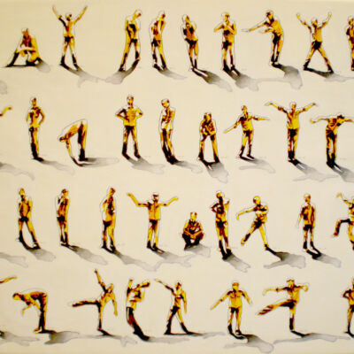 37 attitudes, Uit de serie ‘Ego display’ Particulier bezit. 37 attitudes, Uit de serie ‘Ego display’ Particulier bezit.