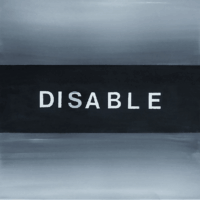 Enable & Disable Enable & Disable - Disable - acryl op canvas - 50 x 50 cm- 2025