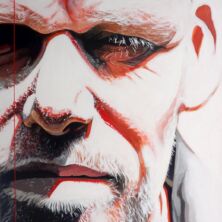 Sapiens 2023-Uit de serie Brave New World Sapiens 2023- Acryl op canvas 80 x 100 cm- Uit de serie Brave New World