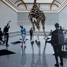 Turist - Acryl op canvas
180 x 100 cm Turist - Acryl op canvas 180 x 100 cm 2023 - Brave New World series.