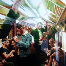 Underground-Acryl op canvas 120/80 cm 2021