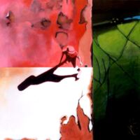 Borderliner- acrylic on canvas 62 x 62 cm Borderliner- acrylic on canvas 62 x 62 cm