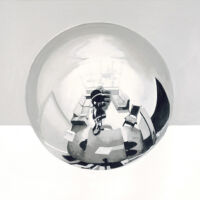 Futile Fish Eyed Vitreous Gaze-Acrylic on canvas -50 x 50 cm-2025 Futile Fish Eyed Vitreous Gaze-Acrylic on canvas -50 x 50 cm-2025